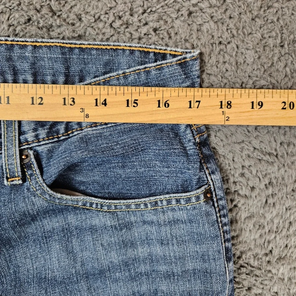 Levis 559 Relaxed Straight Jeans Mens 33x32 Blue Medium Wash Denim